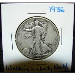 1936 WALKING LIBERTY HALF DOLLAR