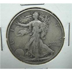 1937 WALKING LIBERTY HALF DOLLAR