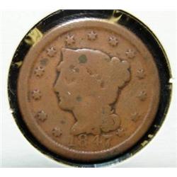 1847 U.S. LARGE CENT