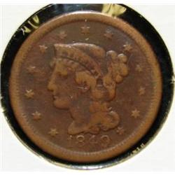 1849 U.S. LARGE CENT