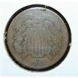 1868 TWO CENT PIECE