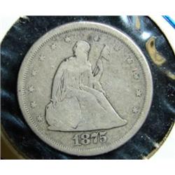 1875-S TWENTY CENT PIECE