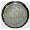 Image 1 : 1865 THREE CENT NICKEL