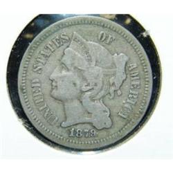 1879 THREE CENT NICKEL