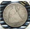 Image 1 : 1875-CC TWENTY CENT PIECE