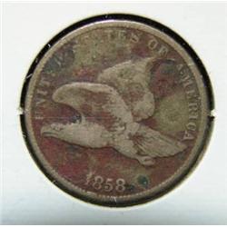 1858 FLYING EAGLE CENT