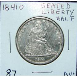 1841-O SEATED LIBERTY HALF DOLLAR