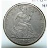 Image 1 : 1842-O SEATED LIBERTY HALF DOLLAR