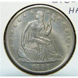 1850-O SEATED LIBERTY HALF DOLLAR