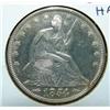 Image 1 : 1854 SEATED LIBERTY HALF DOLLAR