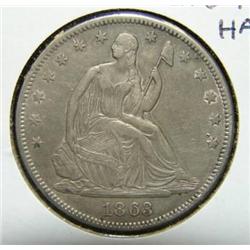 1863 SEATED LIBERTY HALF DOLLAR