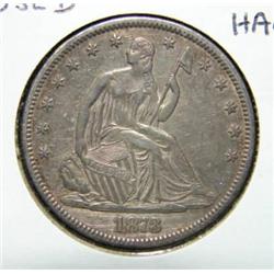 1873 SEATED LIBERTY HALF DOLLAR