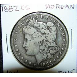 1882-CC MORGAN SILVER DOLLAR