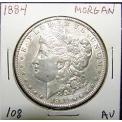 1884 MORGAN SILVER DOLLAR