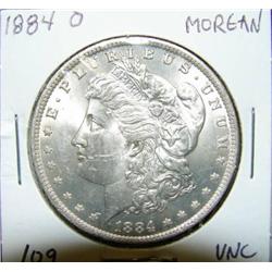 1884-O MORGAN SILVER DOLLAR