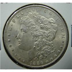 1886 MORGAN SILVER DOLLAR