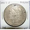Image 1 : 1887-S MORGAN SILVER DOLLAR