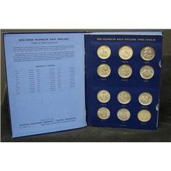 SET OF FRANKLIN HALF DOLLARS