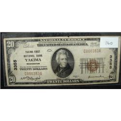 1929 $20 NATIONAL CURRENCY