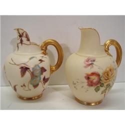 PAIR OF ROYAL WORCESTER CREAMERS