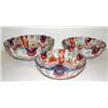 Image 1 : 3 CHINESE EXPORT IMARI BOWLS