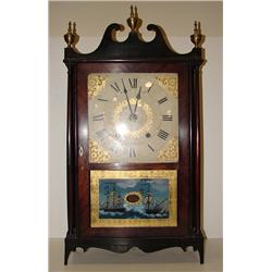 EPHRAIM DOWNES PILLAR & SCROLL SHELF CL