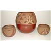 Image 1 : NATIVE AMERICAN DECORATED REDWARE SET