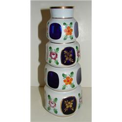 BOHEMIAN GLASS VASE