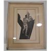 Image 1 : FRAMED PRINT OF CHARCOAL SKETCH