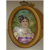 Image 1 : SMALL FRAMED ROYAL PORTRAIT ON PORCELAI