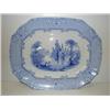 Image 1 : BLUE & WHITE TRANSFERWARE PLATTER