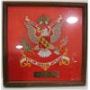 Image 1 : FRAMED U.S. MILITARY SILK