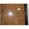Image 4 : 1822 FRAMED NEEDLEPOINT SAMPLER