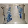 Image 5 : BLUE DECORATED STONEWARE CROCK PITCHER
