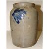 Image 1 : BLUE DECORATED STONEWARE CANNING CROCK