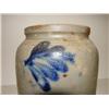 Image 2 : BLUE DECORATED STONEWARE CANNING CROCK