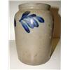 Image 3 : BLUE DECORATED STONEWARE CANNING CROCK