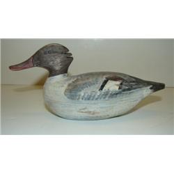 MINIATURE MERGANSER DECOY