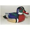Image 1 : HALF-SIZE WOODDUCK DRAKE DECOY