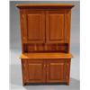 Image 1 : CHILD’S WALNUT STEP BACK CUPBOARD