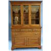 Image 1 : CRAFTIQUE MAHOGANY TWO-PIECE HUTCH