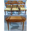 Image 1 : CRAFTIQUE MAHOGANY DINING TABLE & 6 CHA