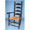 Image 1 : NEW ENGLAND LADDER BACK ARM CHAIR