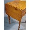 Image 3 : PENNSYLVANIA CHERRY & MAPLE WORK TABLE