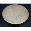 Image 2 : VICTORIAN WALNUT MARBLE TOP CANDLE STAN