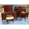 Image 1 : 7 PC. MAHOGANY BEDROOM SUITE