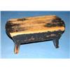 Image 1 : PRIMITIVE BLACK PAINTED SOFTWOOD FOOT S