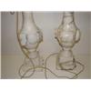 Image 2 : PAIR OF CARVED ALABASTER LAMPS