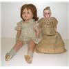 Image 1 : TWO ANTIQUE COMPOSITION DOLLS