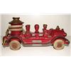 Image 2 : ANTIQUE CAST IRON FIRE PUMPER 